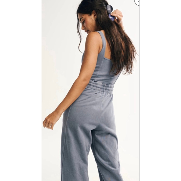 FP Movement by Free People Inbound Onesie NWT XS Misty Blue Sold Out - Picture 2 of 5